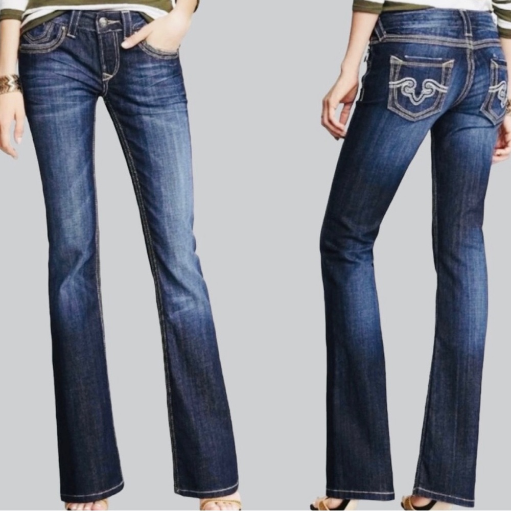 Rerock for Express Boot Cut Denim Jeans size 6R
